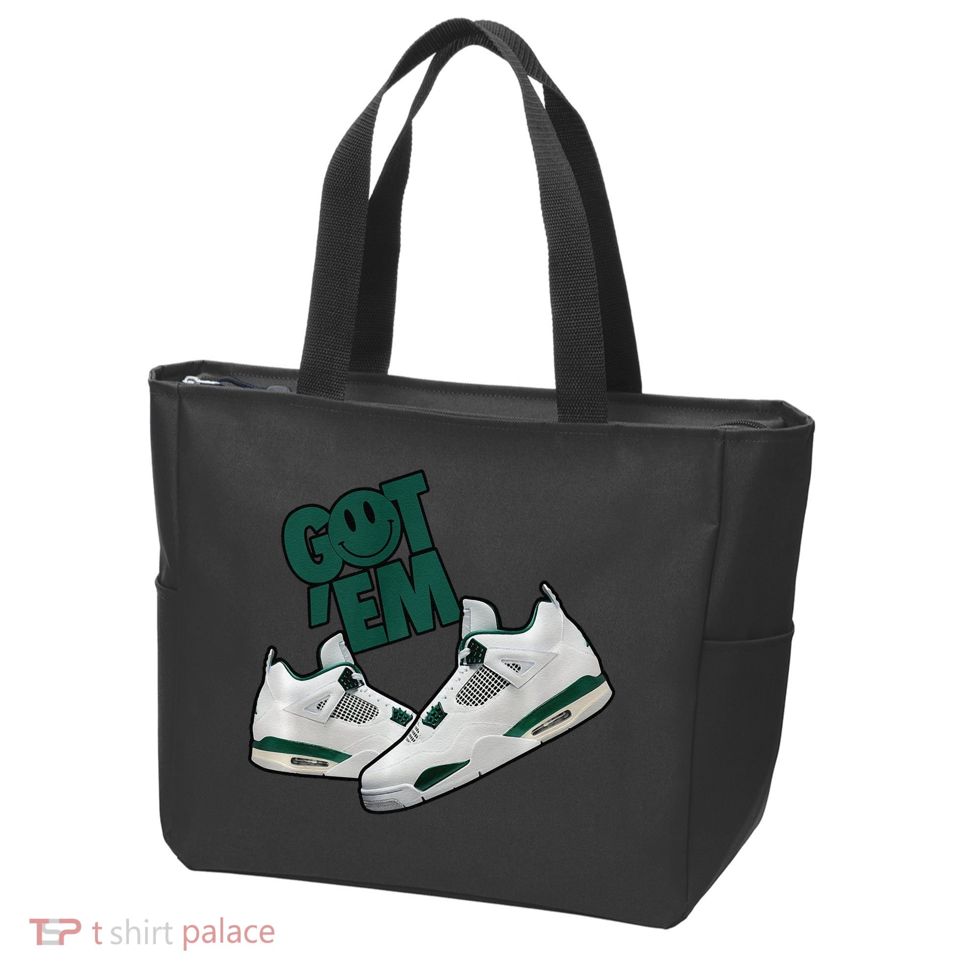 Got Em Smile Matching Oxidized Green 4s Premium Tote Bag