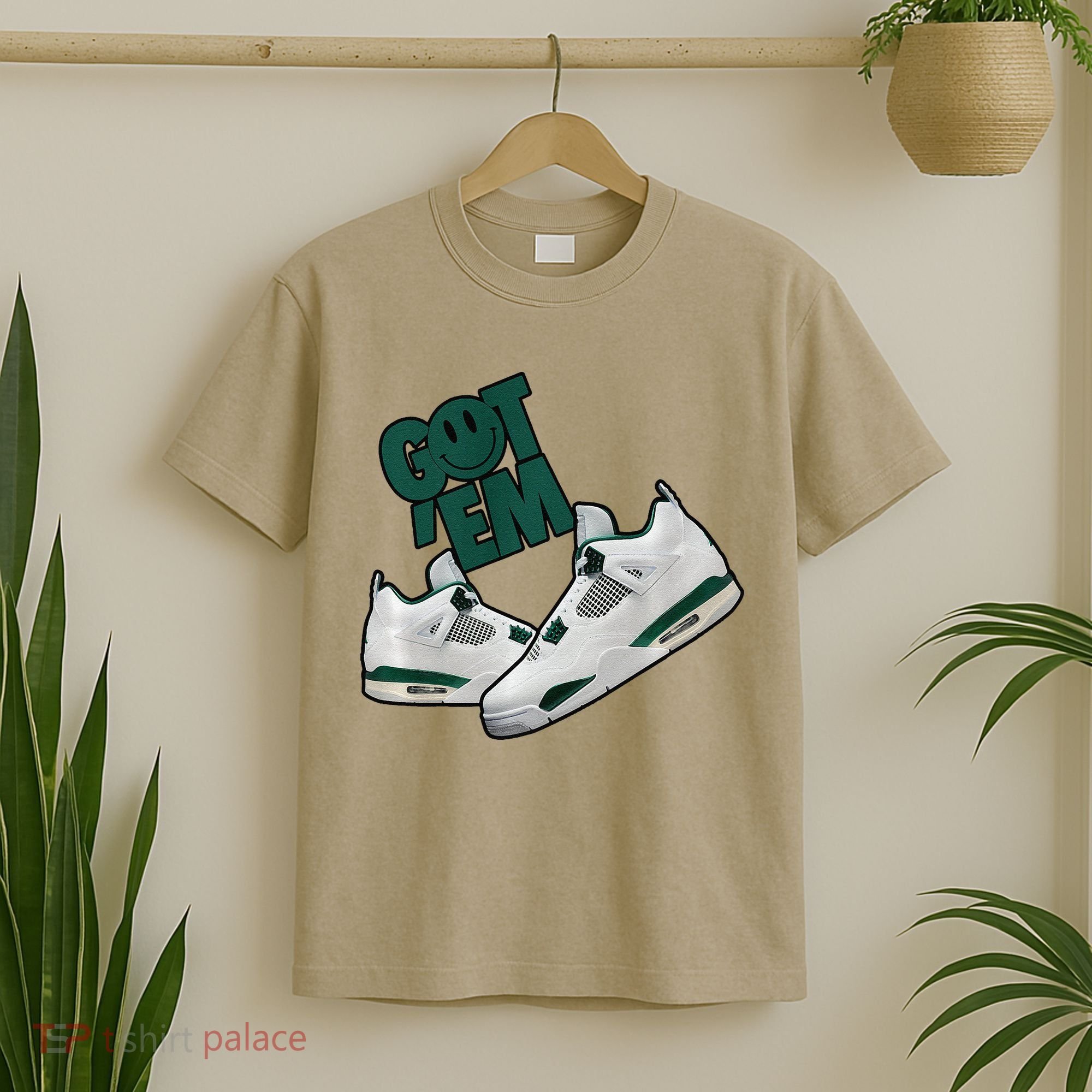 Got Em Smile Matching Oxidized Green 4s Premium T-Shirt