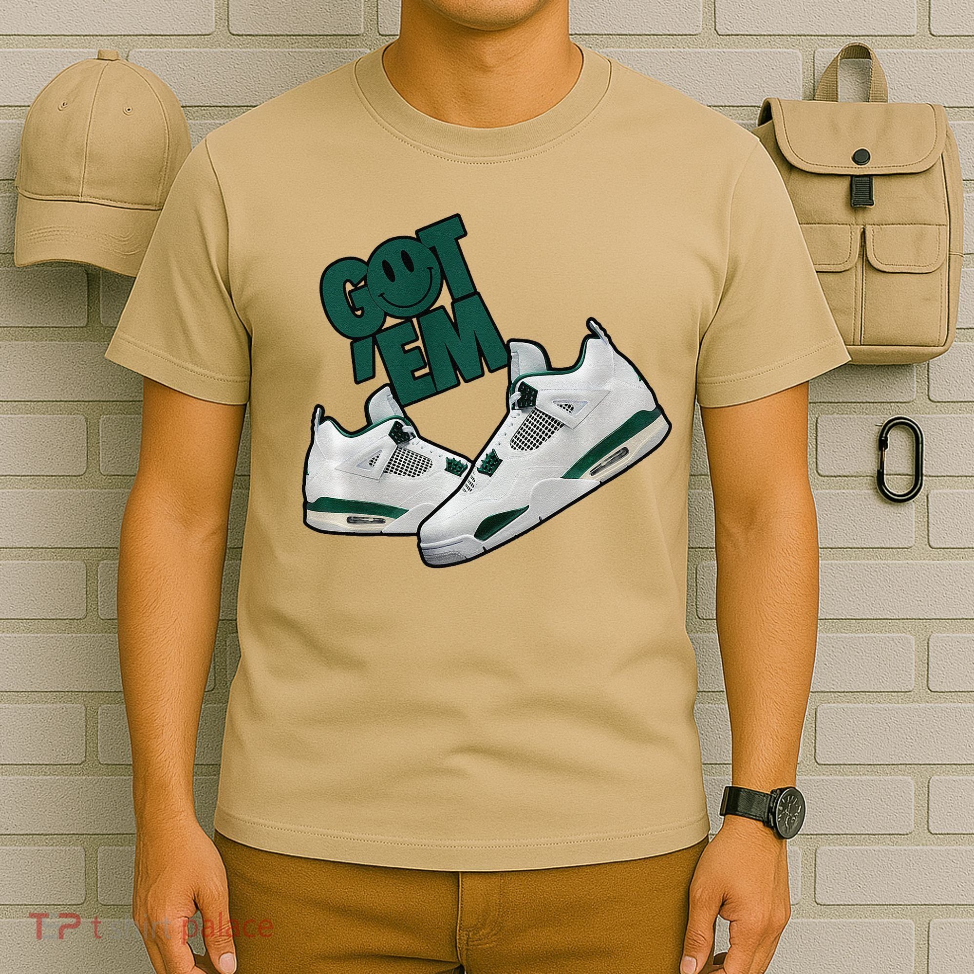 Got Em Smile Matching Oxidized Green 4s Premium T-Shirt