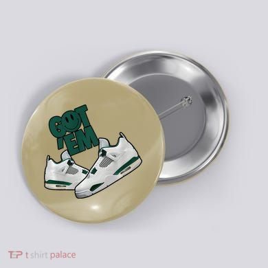 Got Em Smile Matching Oxidized Green 4s Premium Button
