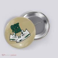 Got Em Smile Matching Oxidized Green 4s Premium Button thumb 0