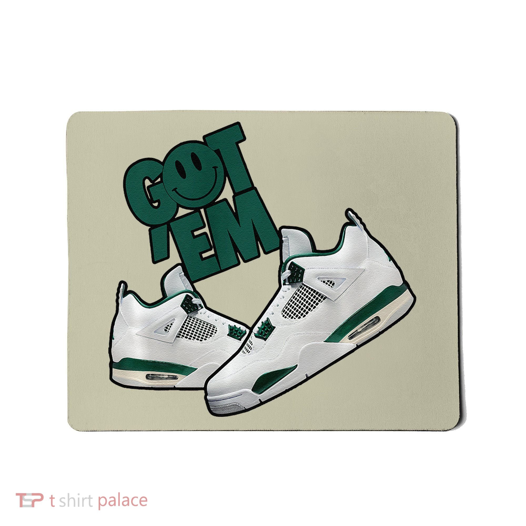 Got Em Smile Matching Oxidized Green 4s Premium Mousepad