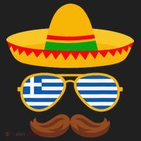 Greek Easter Sunglasses Cinco De Mayo Mexican Women's Sweatshirt thumb 2