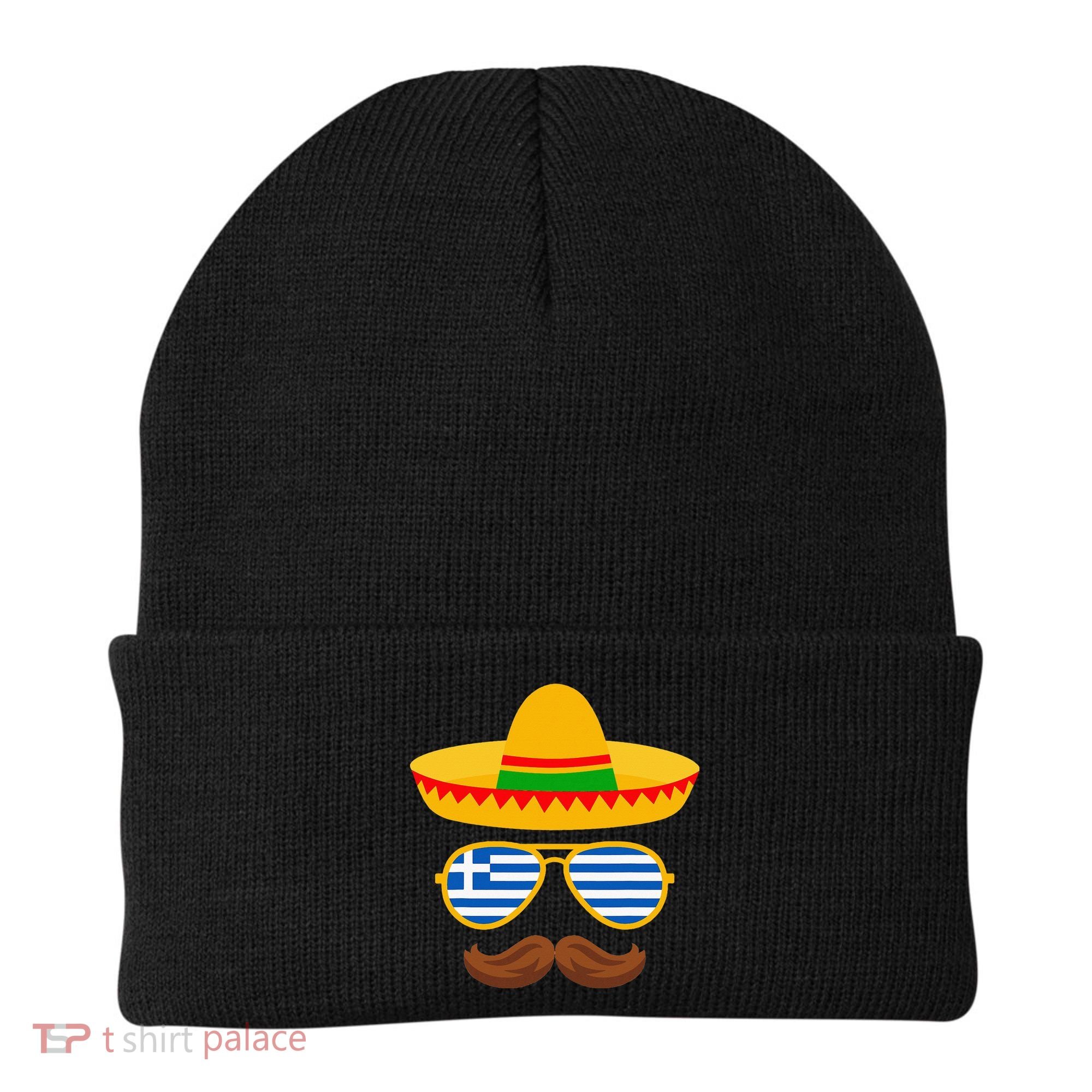 Greek Easter Sunglasses Cinco De Mayo Mexican Beanie