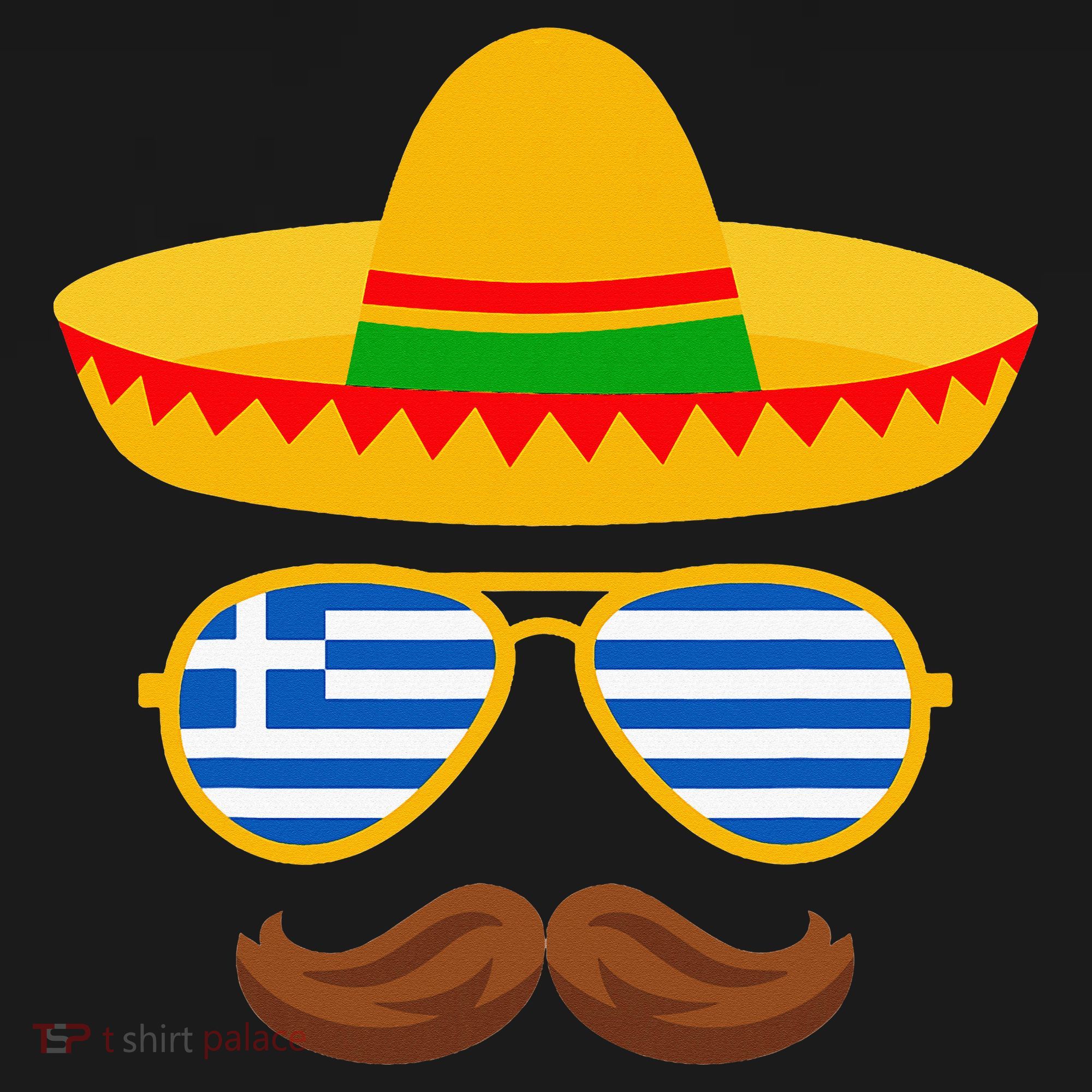 Greek Easter Sunglasses Cinco De Mayo Mexican Pajama Set