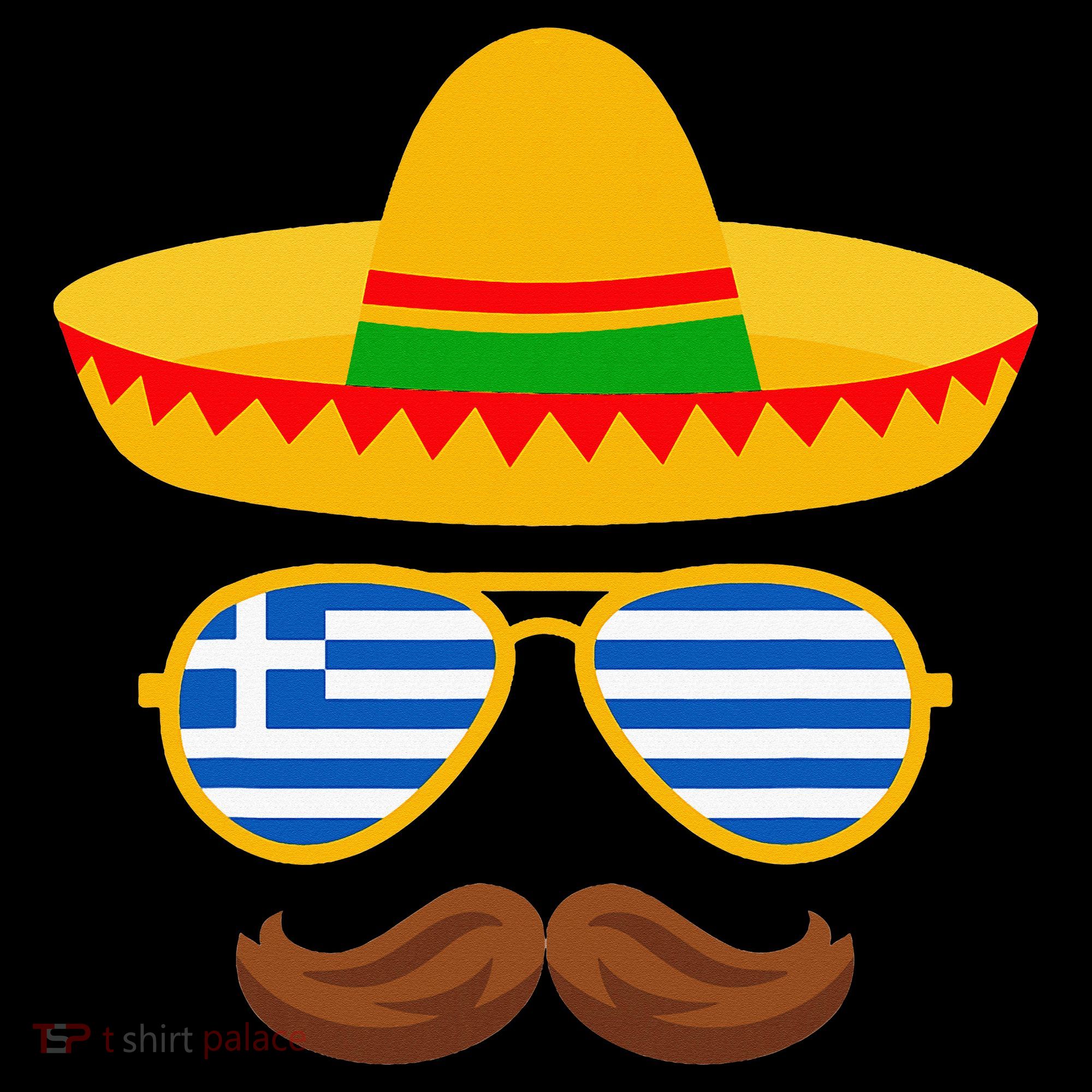 Greek Easter Sunglasses Cinco De Mayo Mexican Women's Hoodie
