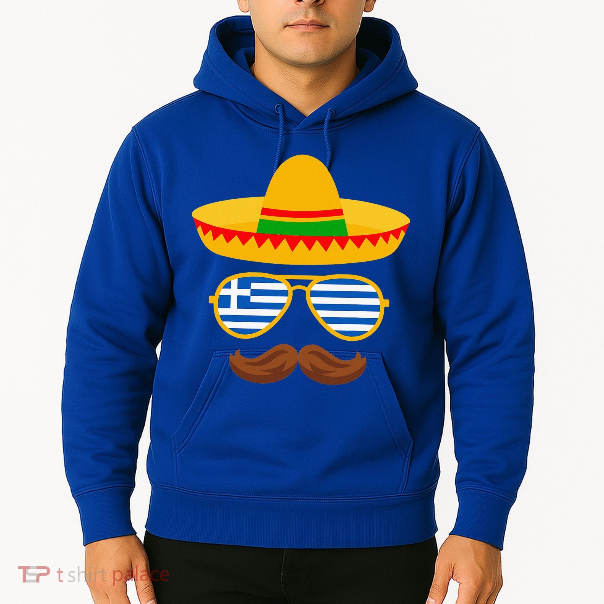 Greek Easter Sunglasses Cinco De Mayo Mexican Hoodie