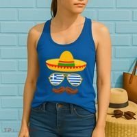 Greek Easter Sunglasses Cinco De Mayo Mexican Women's Tank Top thumb 2