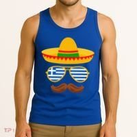 Greek Easter Sunglasses Cinco De Mayo Mexican Tank Top thumb 3