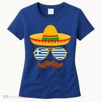Greek Easter Sunglasses Cinco De Mayo Mexican Women's T-Shirt thumb 0