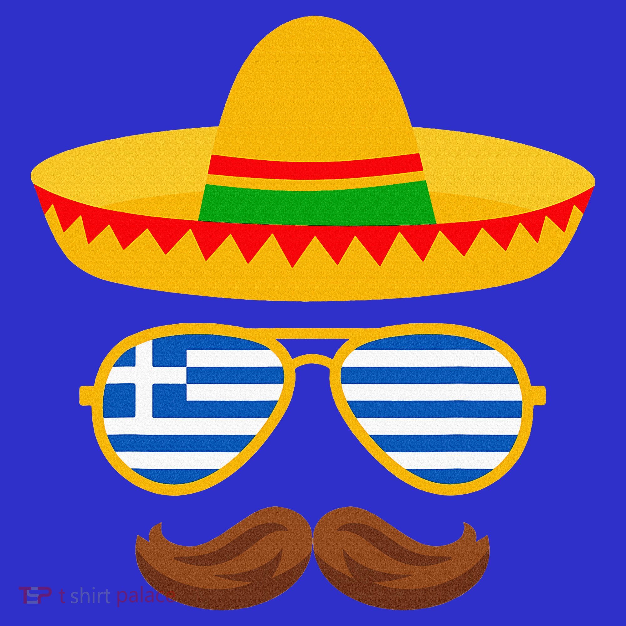 Greek Easter Sunglasses Cinco De Mayo Mexican Kids Sweatshirt