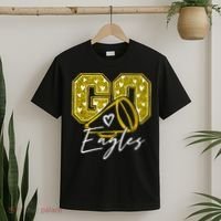 Go Eagles Sports Team Fan School Spirit T-Shirt thumb 2