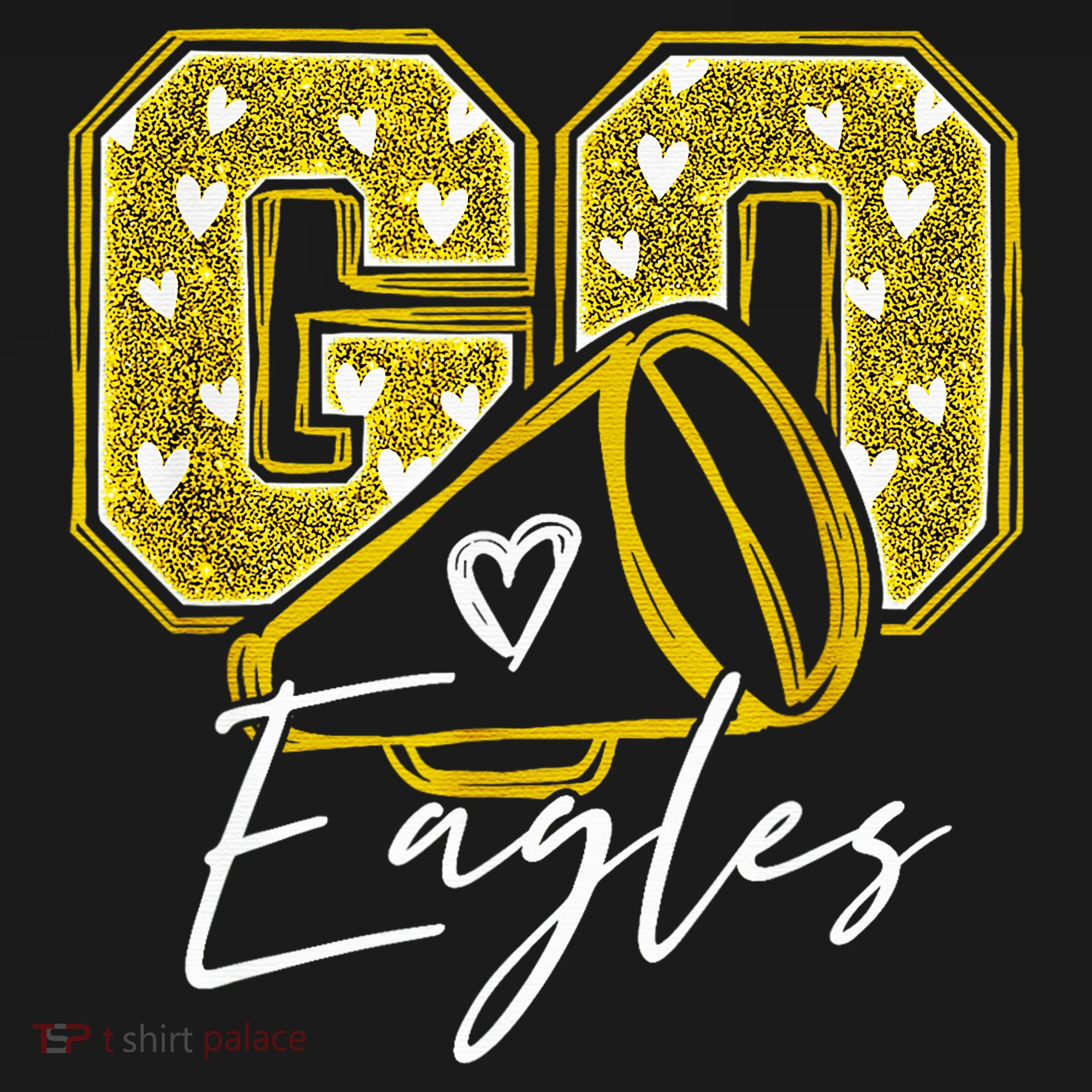 Go Eagles Sports Team Fan School Spirit Women's Tank Top