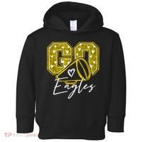 Go Eagles Sports Team Fan School Spirit Toddler Hoodie thumb 0