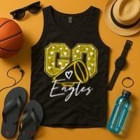 Go Eagles Sports Team Fan School Spirit Tank Top thumb 4