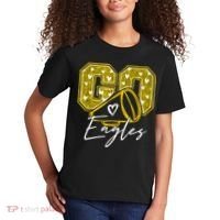 Go Eagles Sports Team Fan School Spirit Kids T-Shirt thumb 2