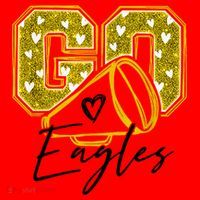 Go Eagles Sports Team Fan School Spirit Santa Hat thumb 1