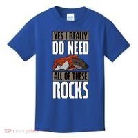 Geology Earth Scientists Geologists Mineral Collectors Rock Kids T-Shirt thumb 0