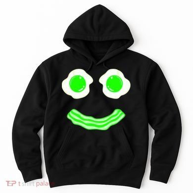 Green Eggs Smile Brunch Breakfast Hoodie