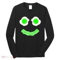 Green Eggs Smile Brunch Breakfast Long Sleeve Shirt thumb 0