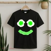 Green Eggs Smile Brunch Breakfast T-Shirt thumb 2