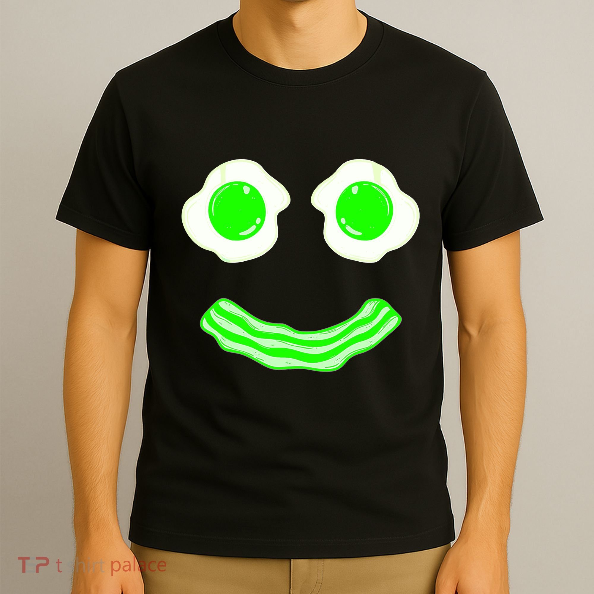 Green Eggs Smile Brunch Breakfast T-Shirt