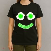 Green Eggs Smile Brunch Breakfast T-Shirt thumb 4