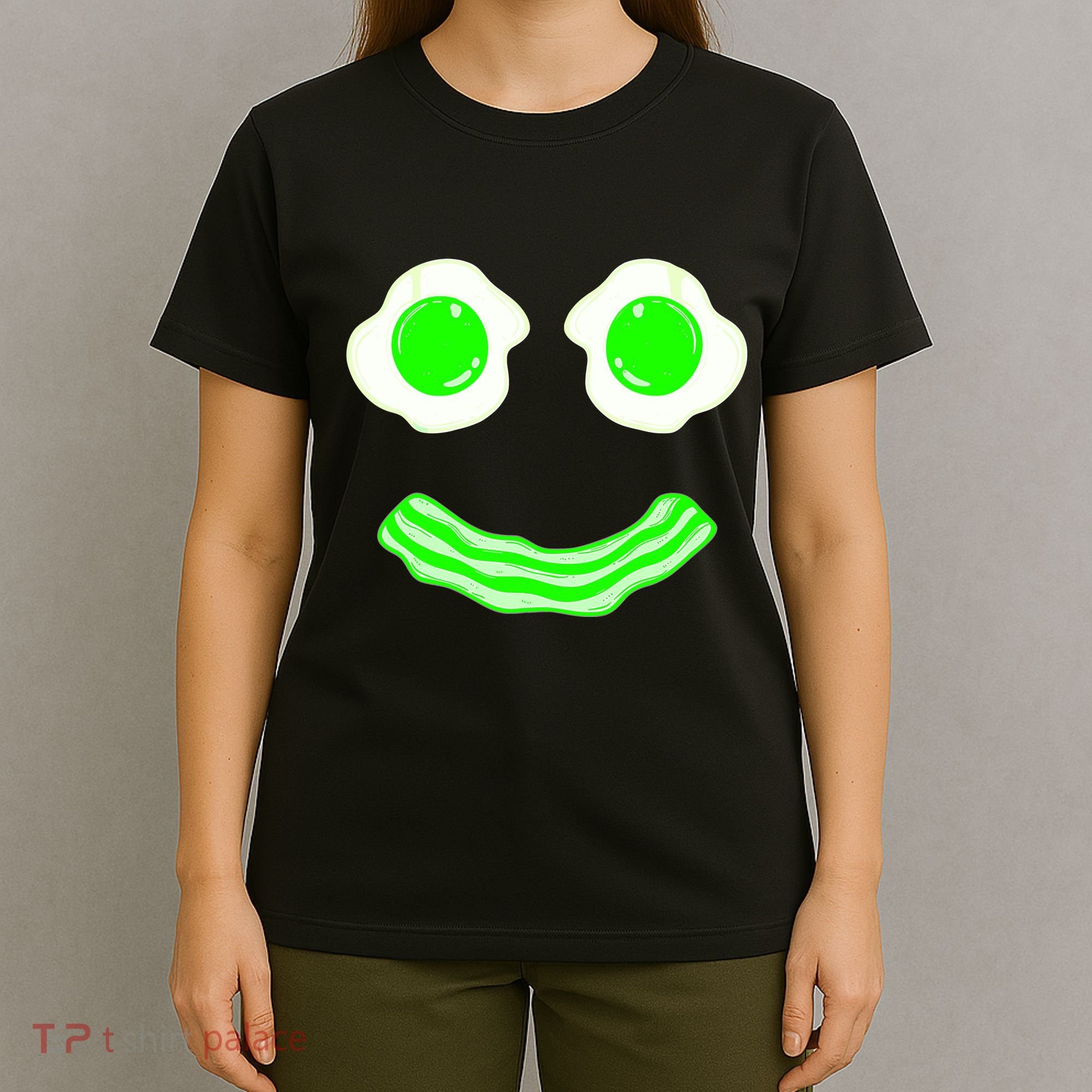 Green Eggs Smile Brunch Breakfast T-Shirt
