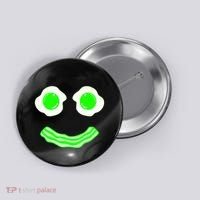 Green Eggs Smile Brunch Breakfast Button thumb 0