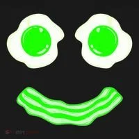 Green Eggs Smile Brunch Breakfast Bucket Hat thumb 4