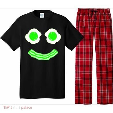 Green Eggs Smile Brunch Breakfast Pajama Set