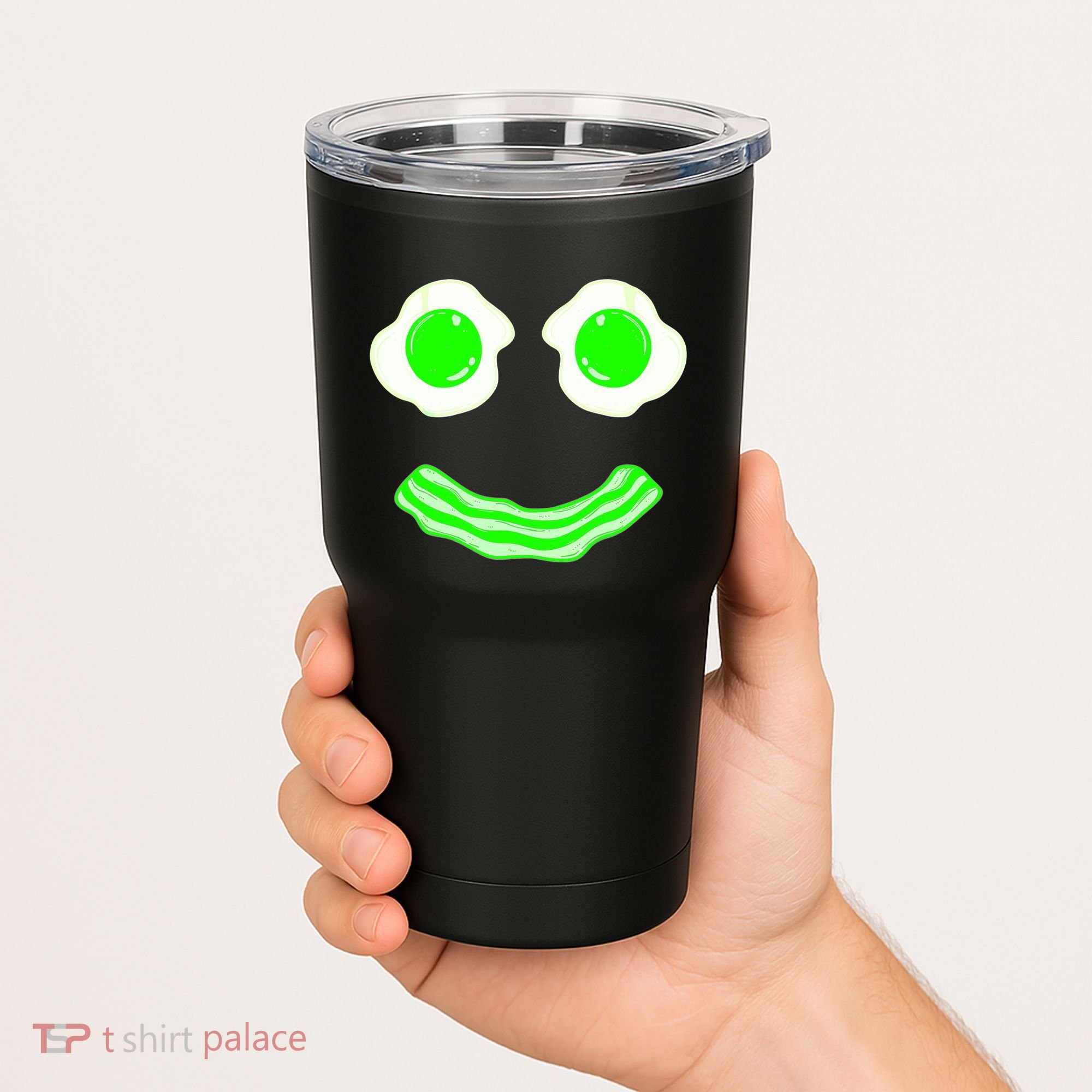 Green Eggs Smile Brunch Breakfast Tumbler