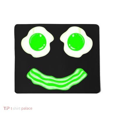 Green Eggs Smile Brunch Breakfast Mousepad