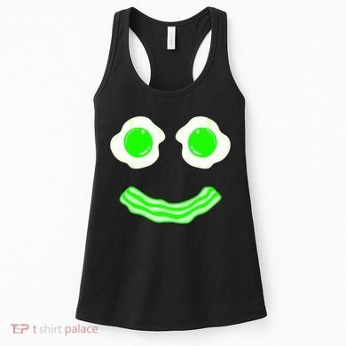 Green Eggs Smile Brunch Breakfast Women's Tank Top
