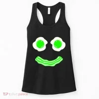 Green Eggs Smile Brunch Breakfast Women's Tank Top thumb 0