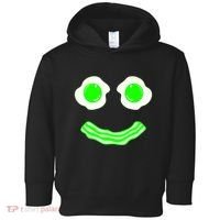 Green Eggs Smile Brunch Breakfast Toddler Hoodie thumb 0