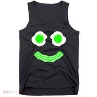 Green Eggs Smile Brunch Breakfast Tank Top thumb 0