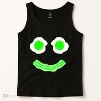 Green Eggs Smile Brunch Breakfast Tank Top thumb 2