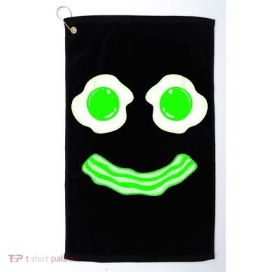 Green Eggs Smile Brunch Breakfast Golf Towel