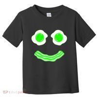 Green Eggs Smile Brunch Breakfast Toddler T-Shirt thumb 0
