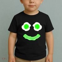 Green Eggs Smile Brunch Breakfast Toddler T-Shirt thumb 2