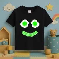 Green Eggs Smile Brunch Breakfast Toddler T-Shirt thumb 3
