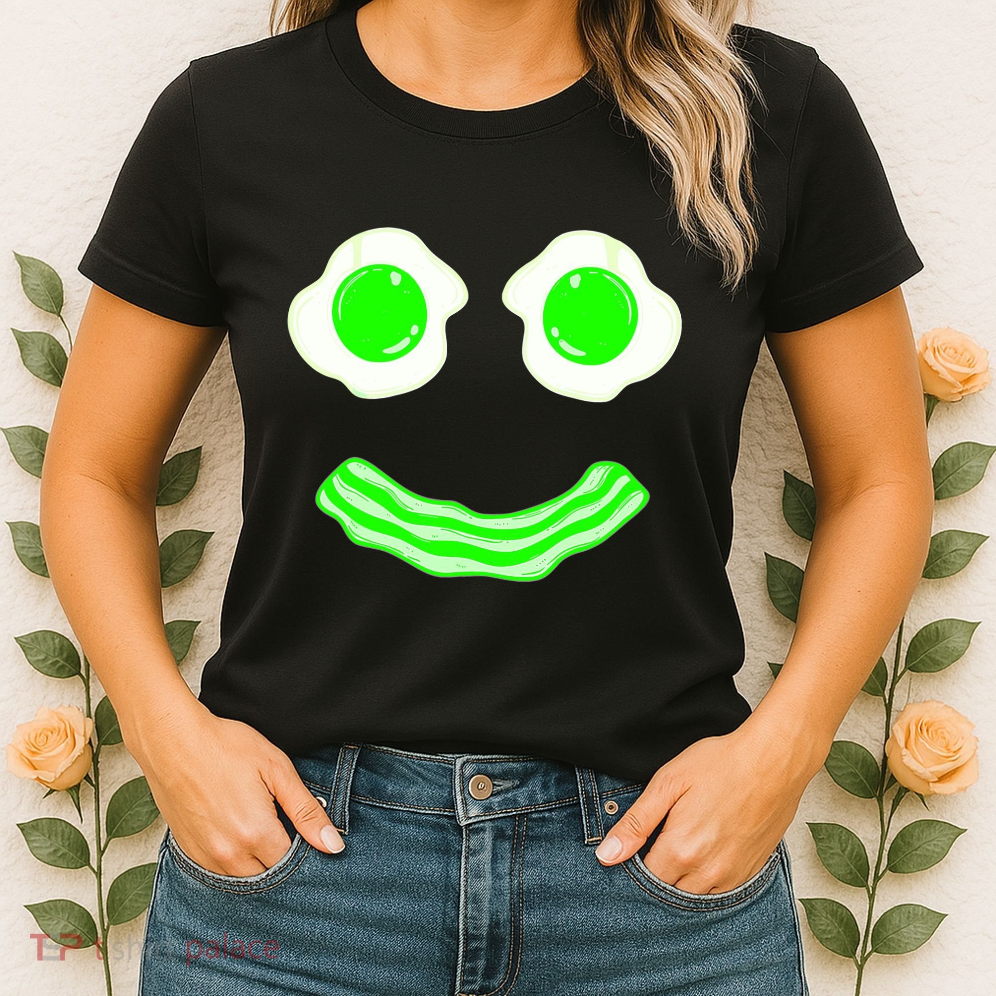 Green Eggs Smile Brunch Breakfast Women's T-Shirt