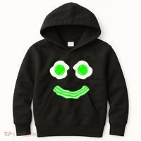 Green Eggs Smile Brunch Breakfast Kids Hoodie thumb 0
