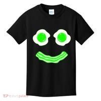 Green Eggs Smile Brunch Breakfast Kids T-Shirt thumb 0