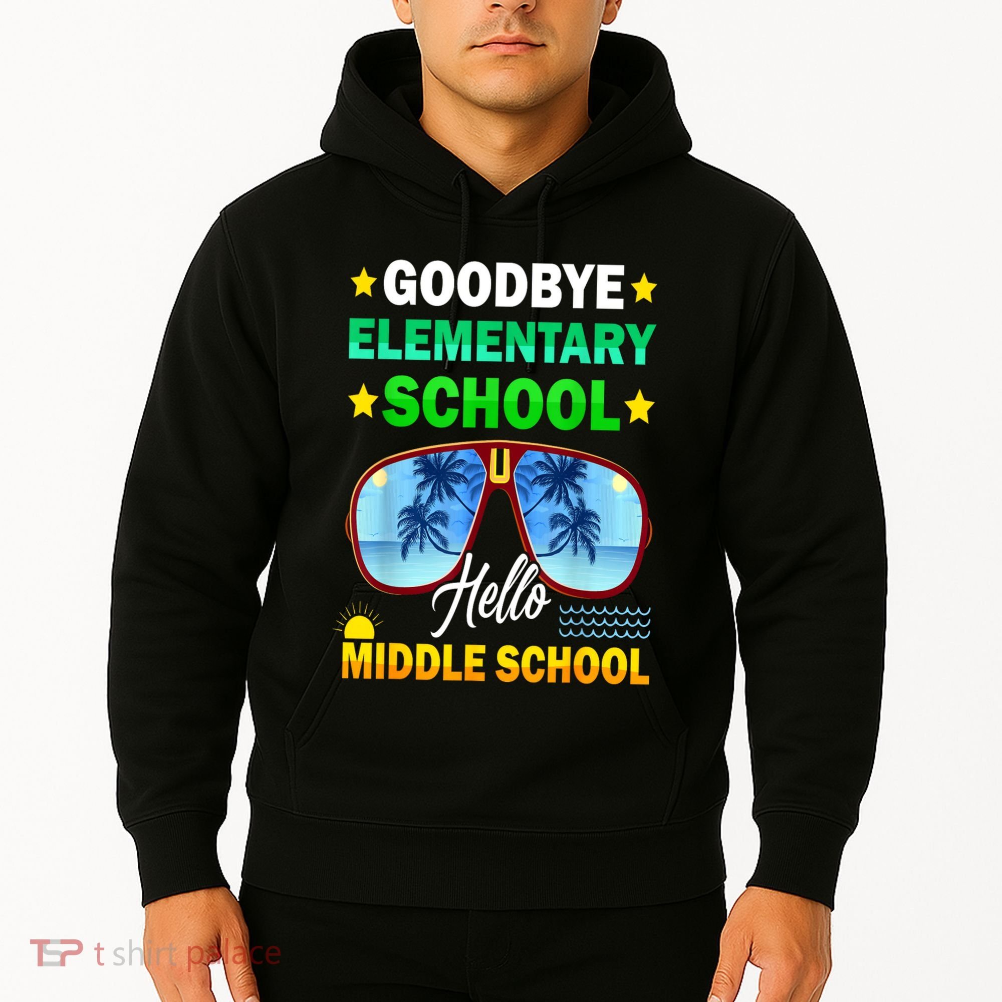 Goodbye Elementary School On My Way To Middle School Hoodie