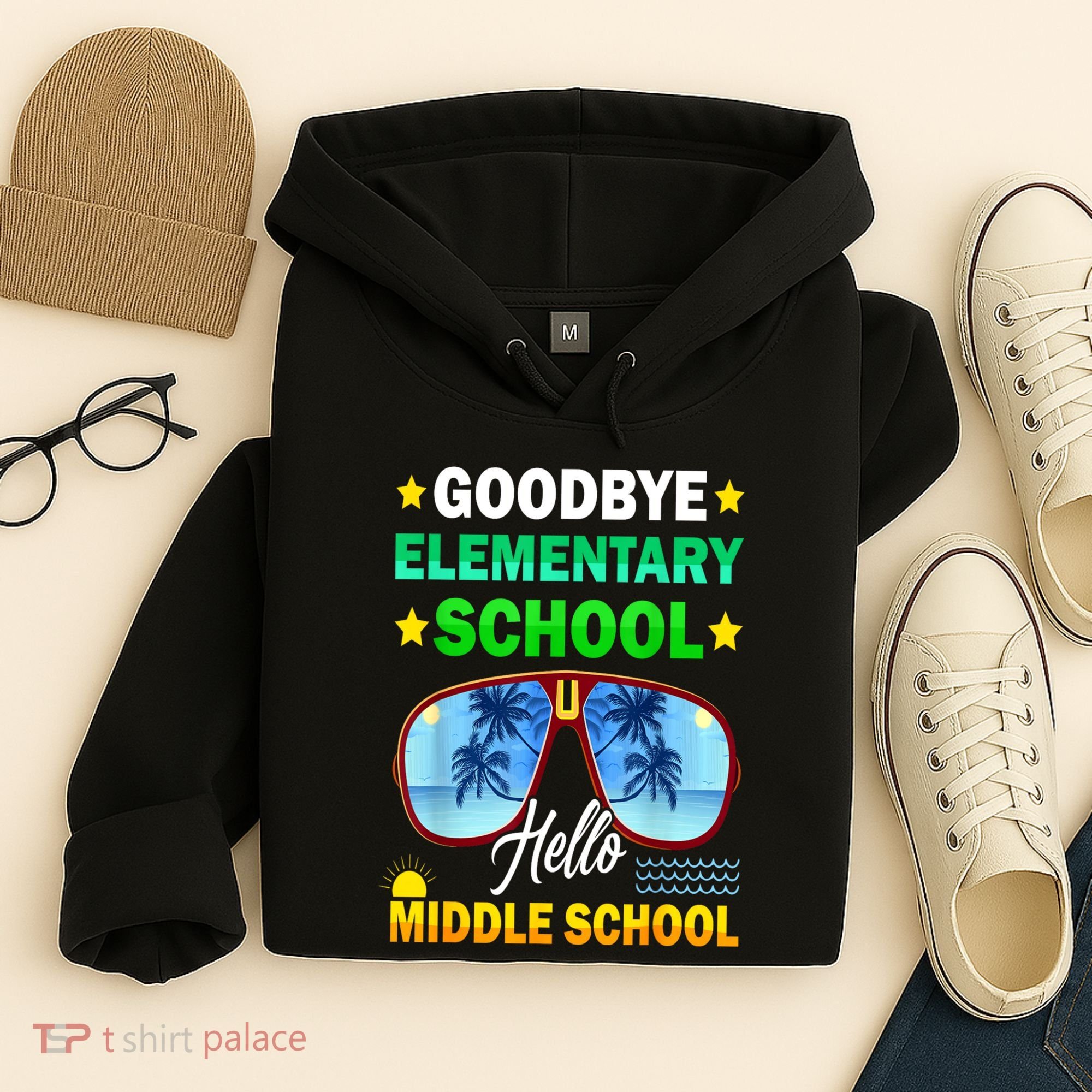 Goodbye Elementary School On My Way To Middle School Hoodie
