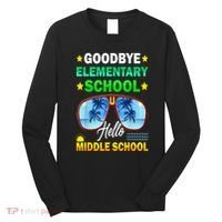 Goodbye Elementary School On My Way To Middle School Long Sleeve Shirt thumb 0