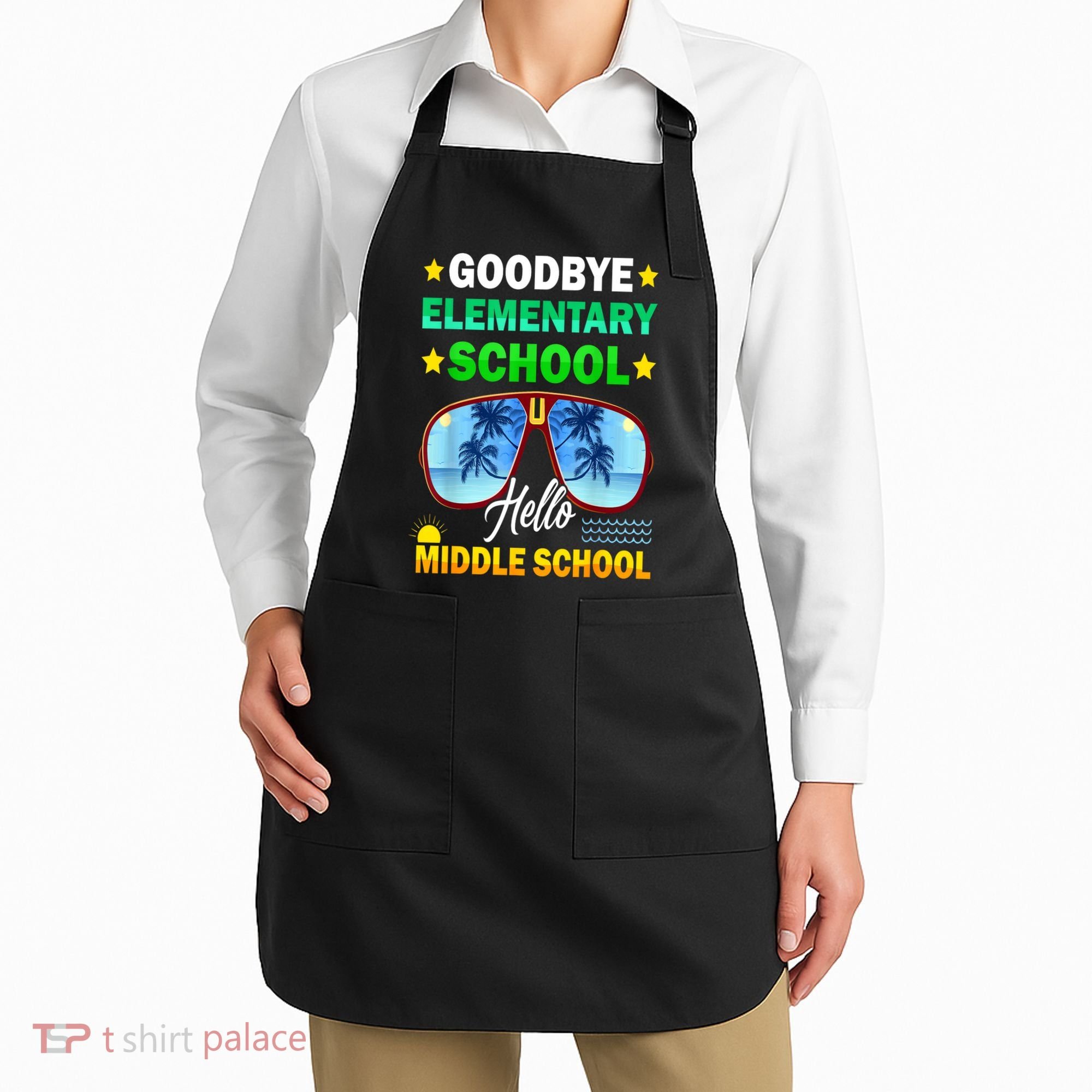 Goodbye Elementary School On My Way To Middle School Apron