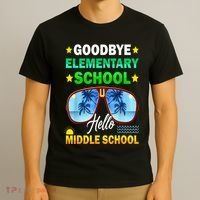 Goodbye Elementary School On My Way To Middle School T-Shirt thumb 3